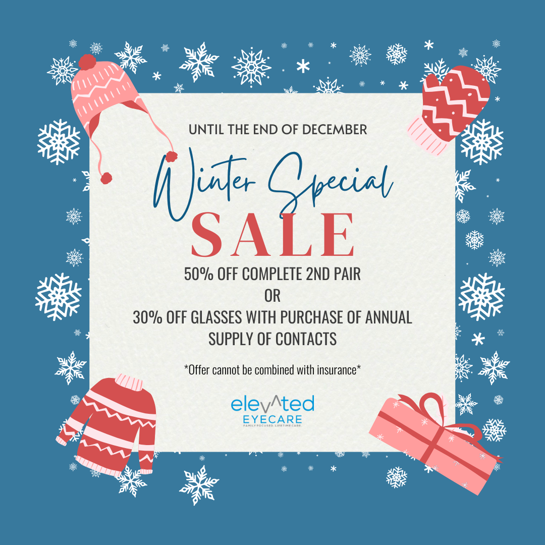 Blue Teal December Winter Sale Instagram Post